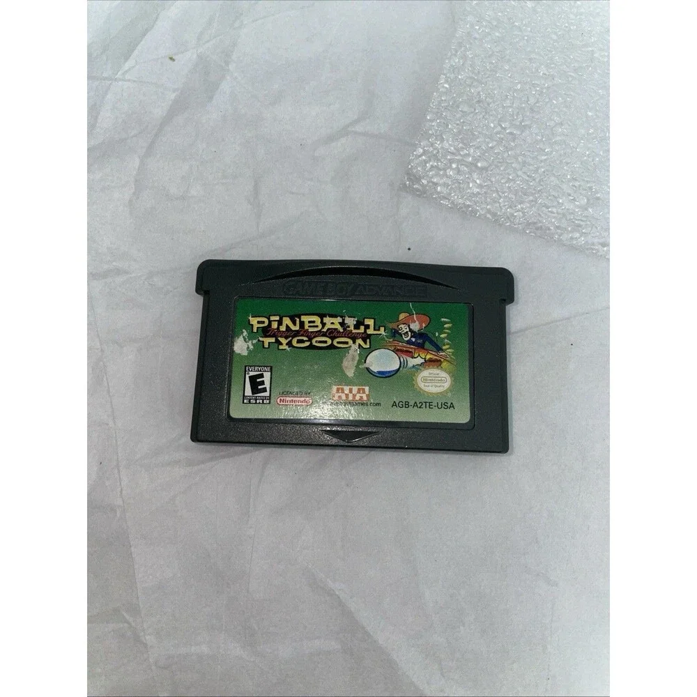 Pinball Tycoon (Nintendo Game Boy Advance) GBA - Cartridge Only - Tested